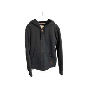 Polyester lined, blue, Weatherproof jacket.